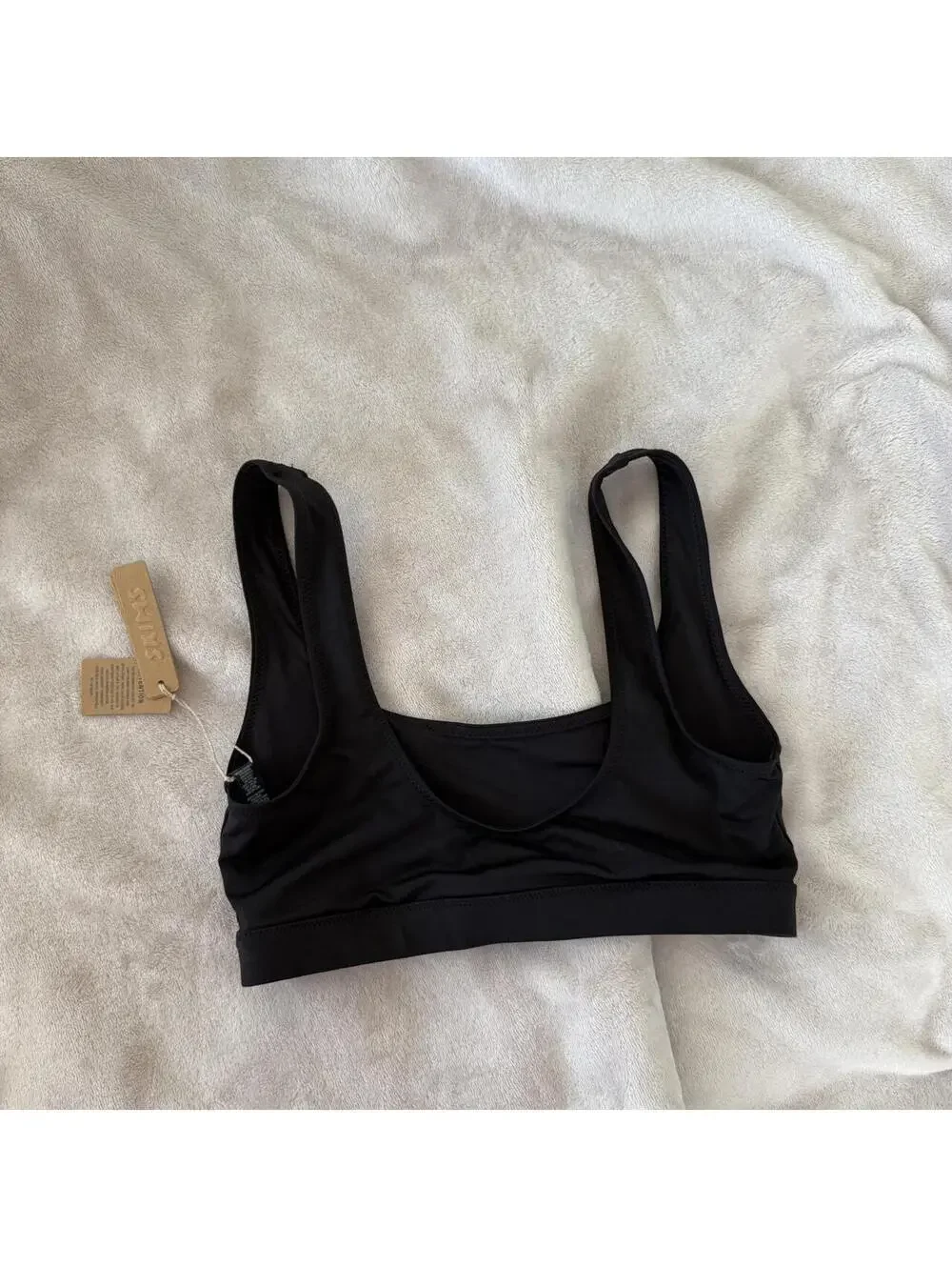 Skims swim tank bikini top NWT size X